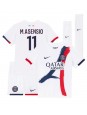 Paris Saint-Germain Marco Asensio #11 Venkovní dres pro děti 2024-25 Krátký Rukáv (+ trenýrky)